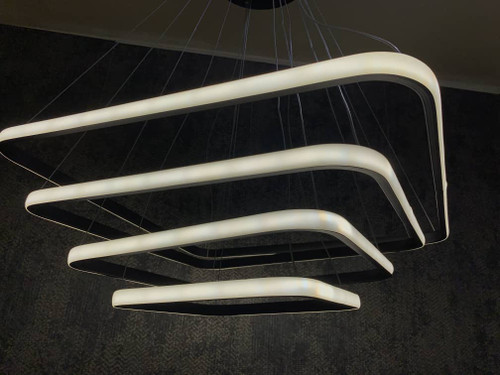 لوستر چهار طبقه ال ای دی