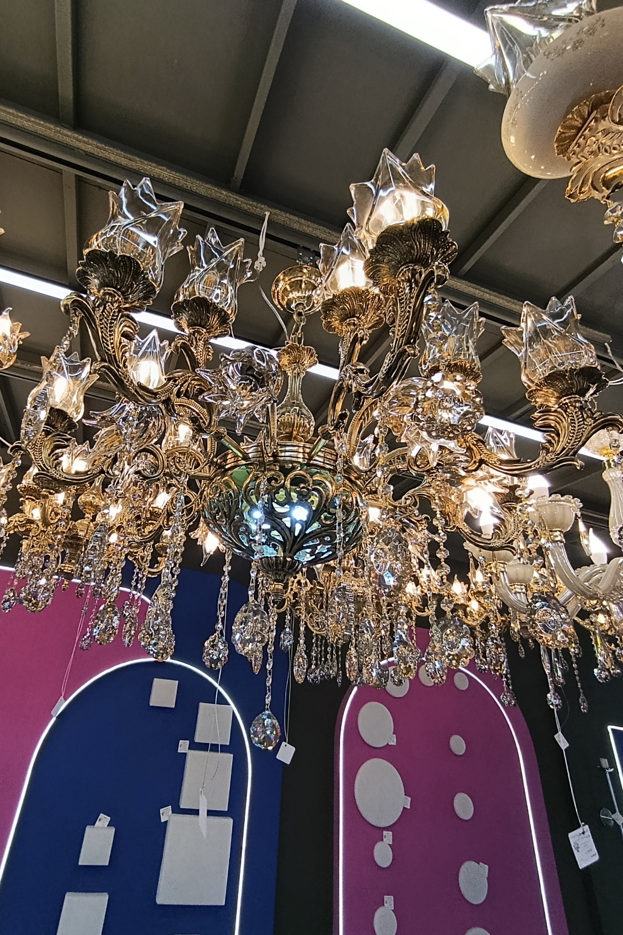 لوستر برنز 16 شعله