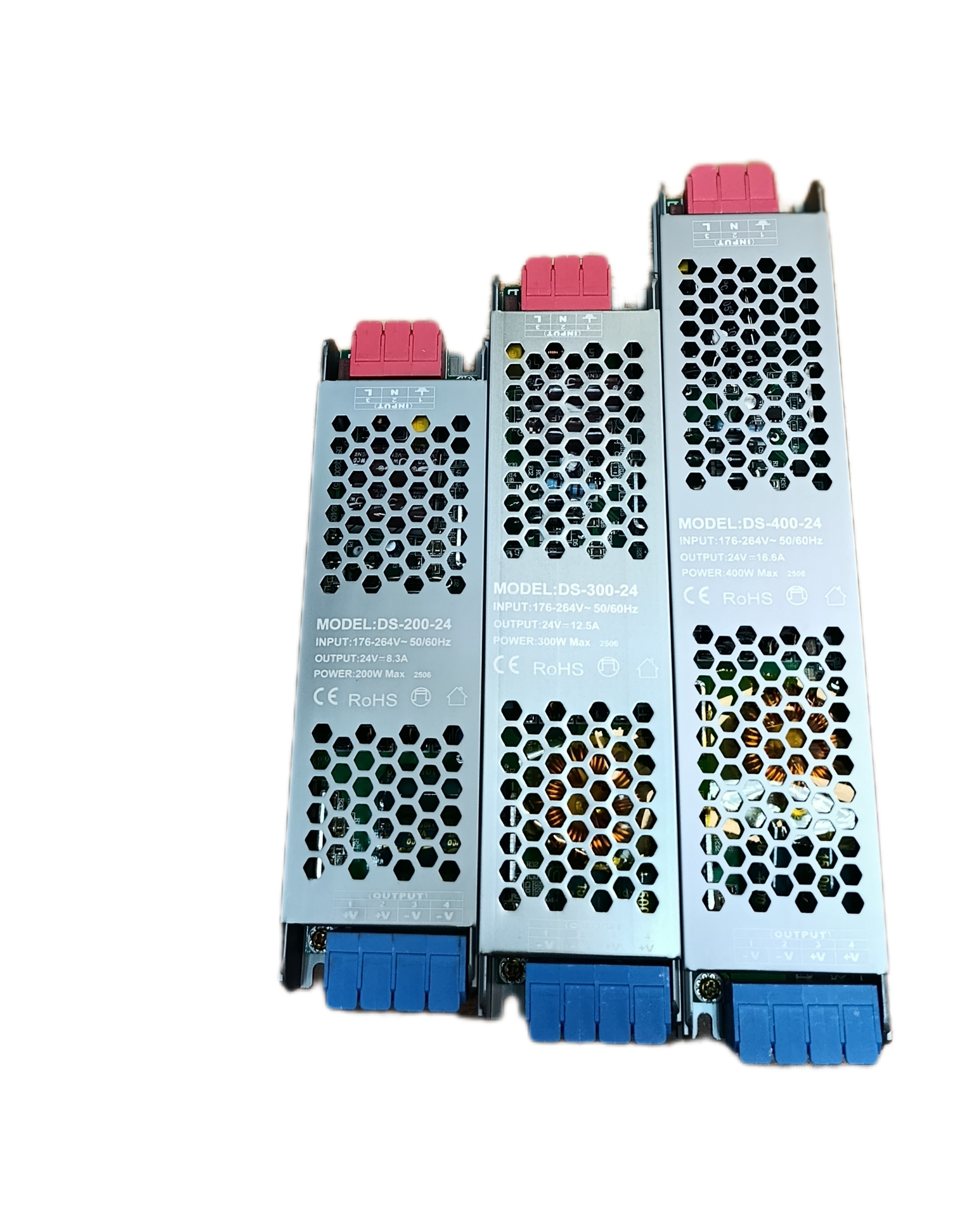 منبع تغذیه سوئیچینگ اسلیم 24 ولت (200W، 300W، 400W) 