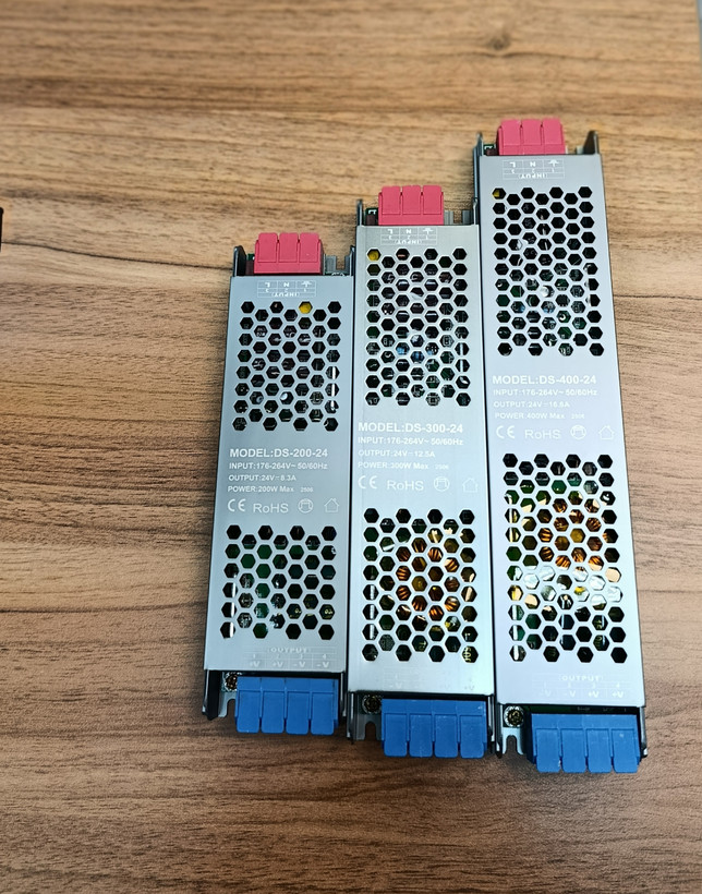 منبع تغذیه سوئیچینگ اسلیم 24 ولت (200W، 300W، 400W)